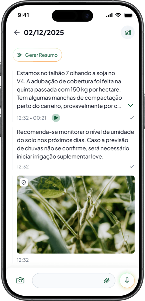 Captura estruturada de visitas, mesmo offline
